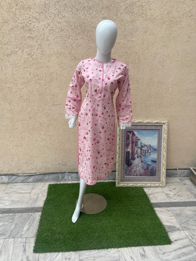 1pc Pink Lawn Shirt – LL0903