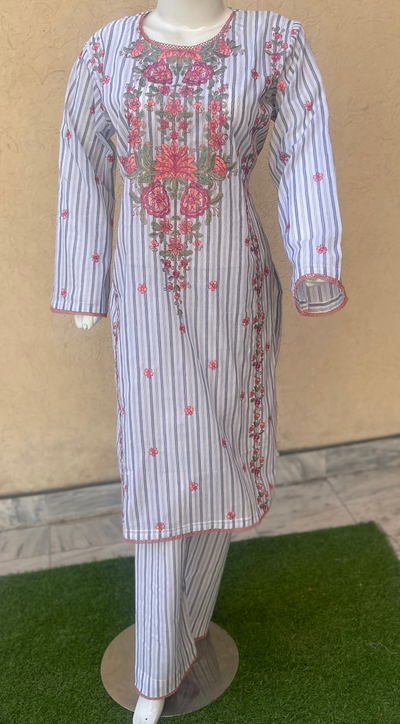 Elegant Embroidered Lawn Suit - 2 Piece Set LL0853