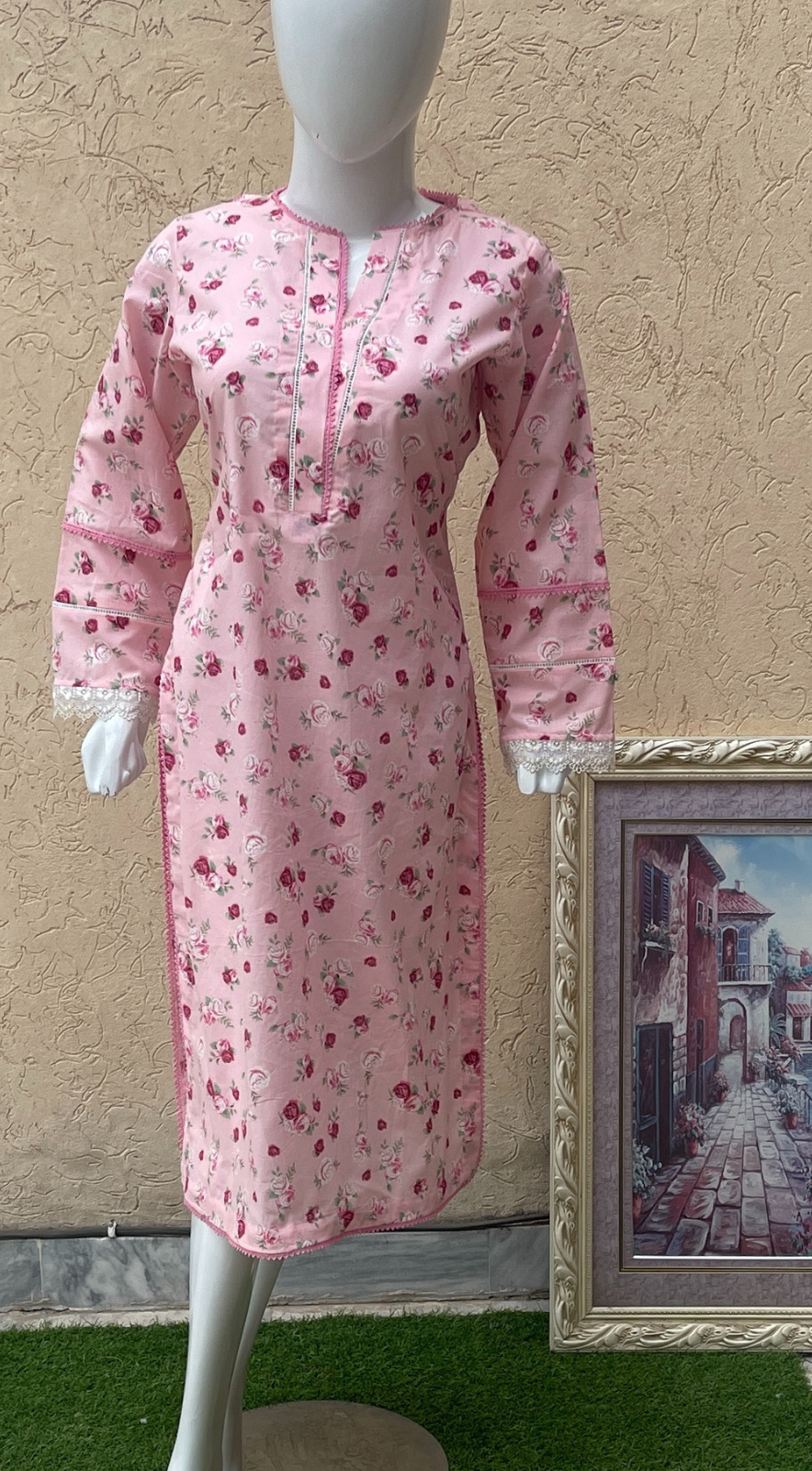 1pc Pink Lawn Shirt – LL0903